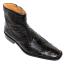 David Eden "Bailey" Black Genuine Crocodile/Ostrich Boots